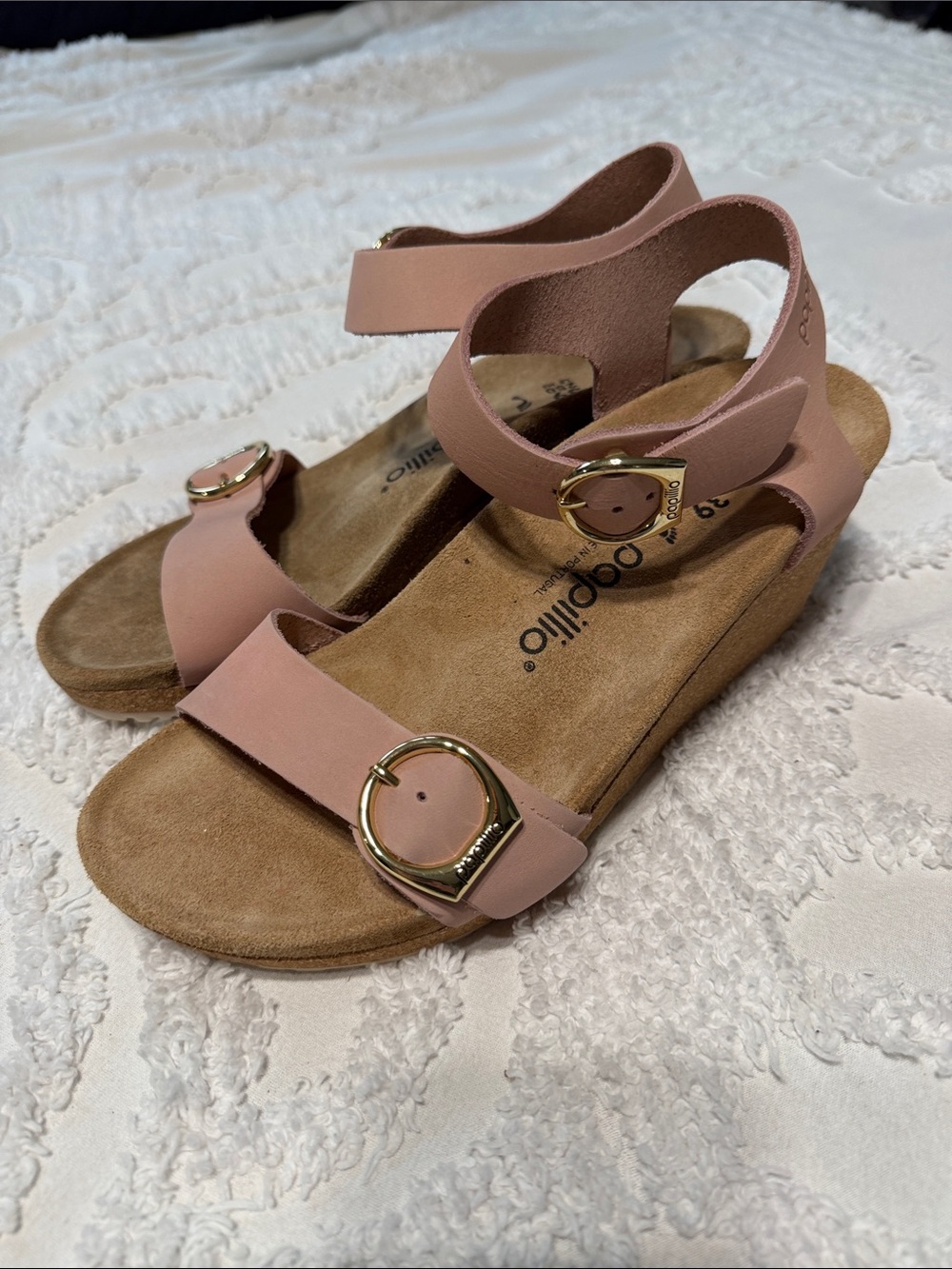 Papillio Pink Buckle Strap Sandals